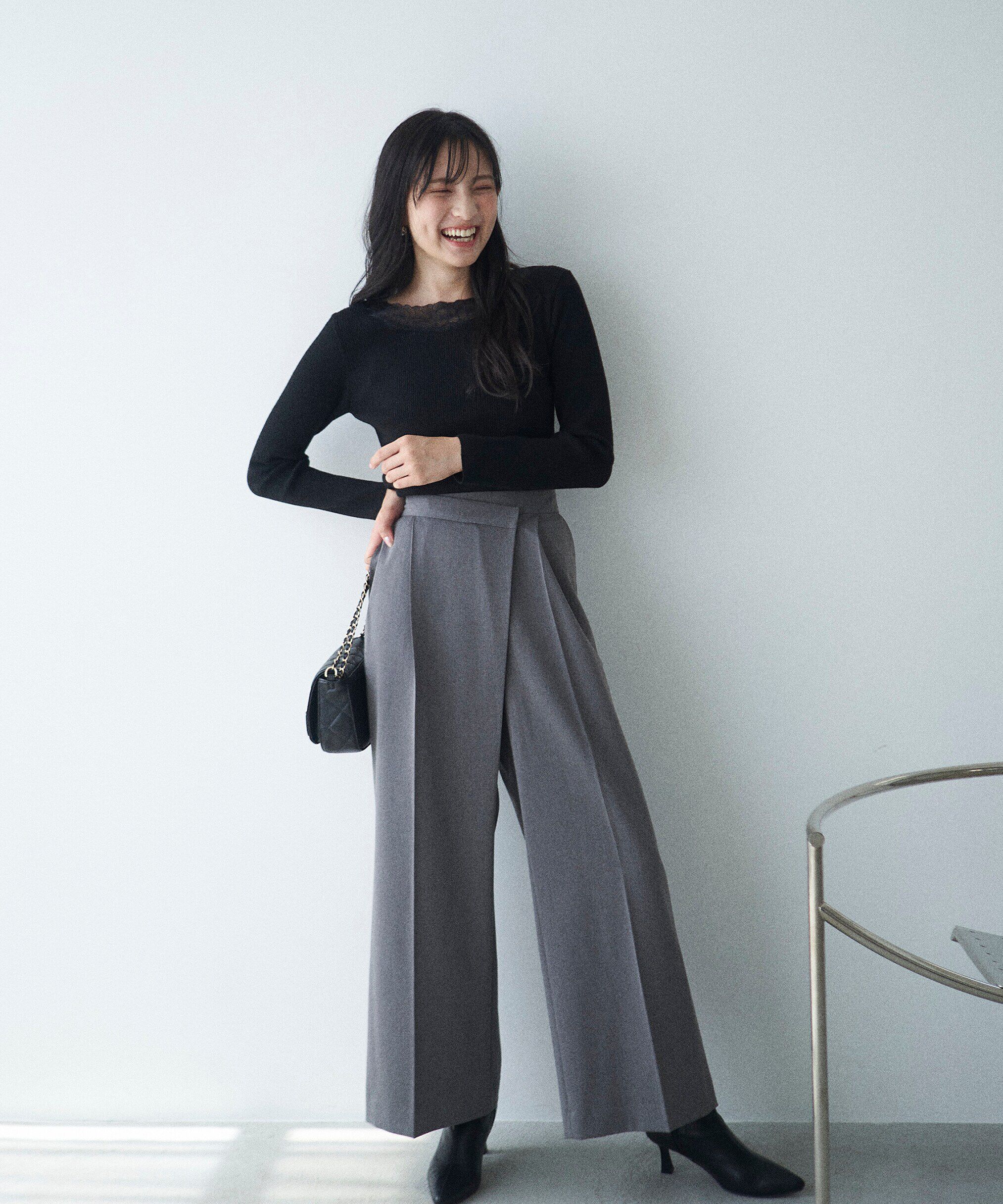 PROPORTION BODY DRESSING「エンブロイダリーリブニット WEB限定」|ニット・セーター|