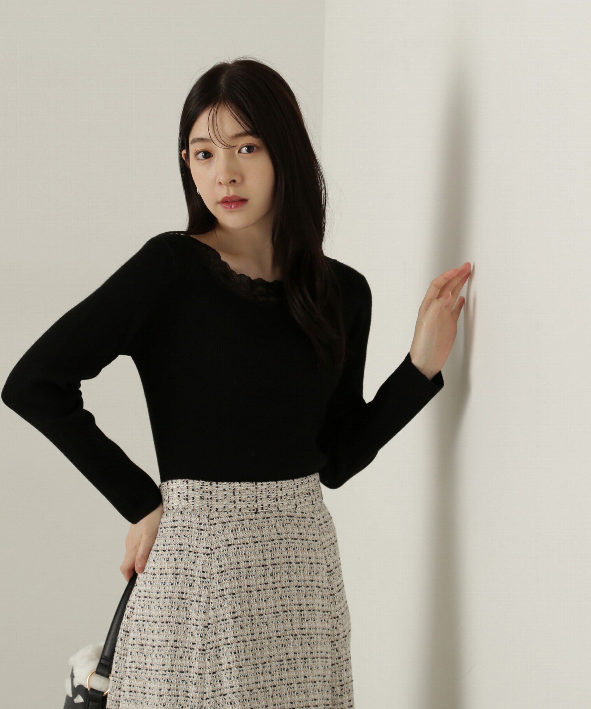 PROPORTION BODY DRESSING「エンブロイダリーリブニット WEB限定」|ニット・セーター|