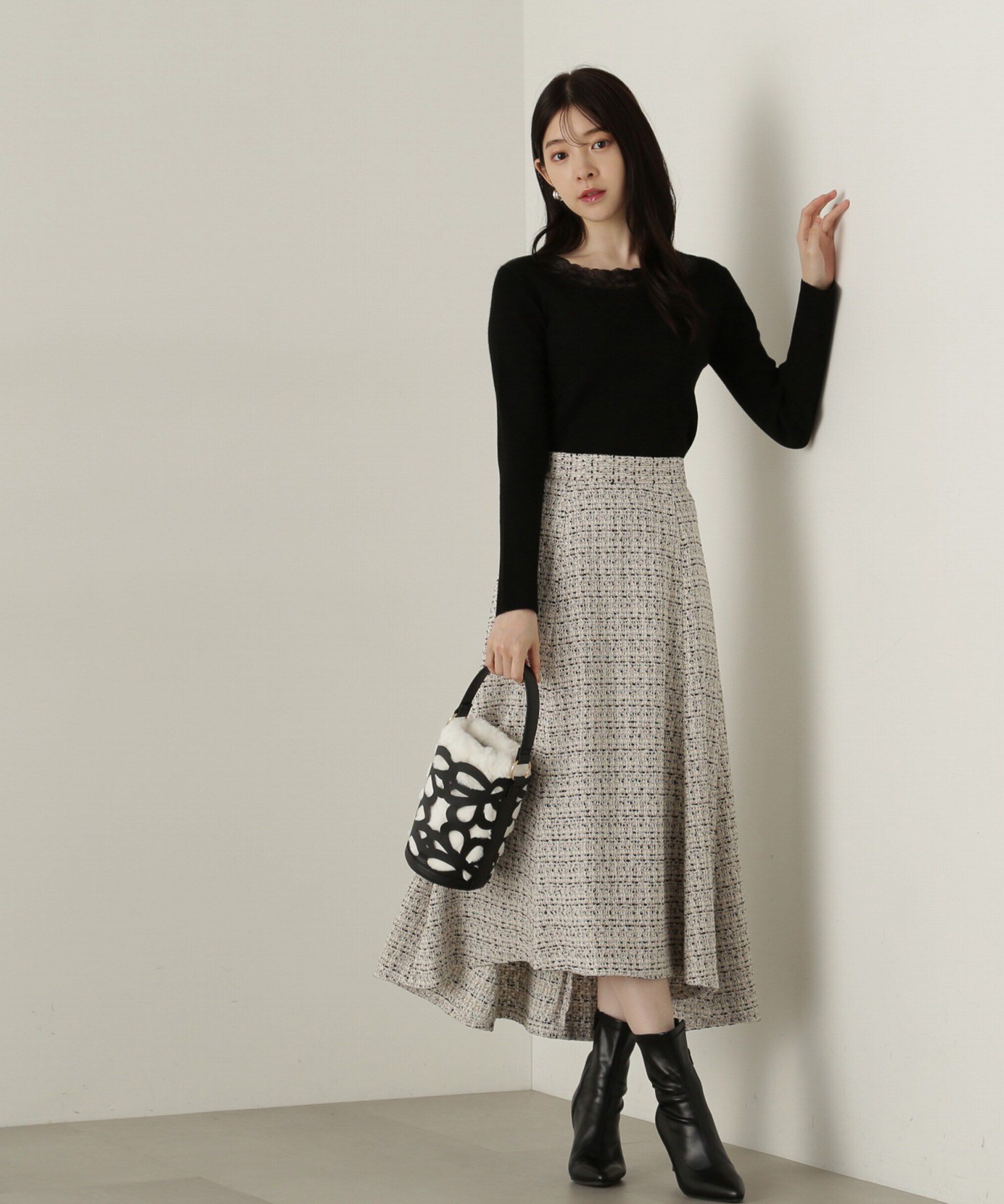 PROPORTION BODY DRESSING「エンブロイダリーリブニット WEB限定」|ニット・セーター|