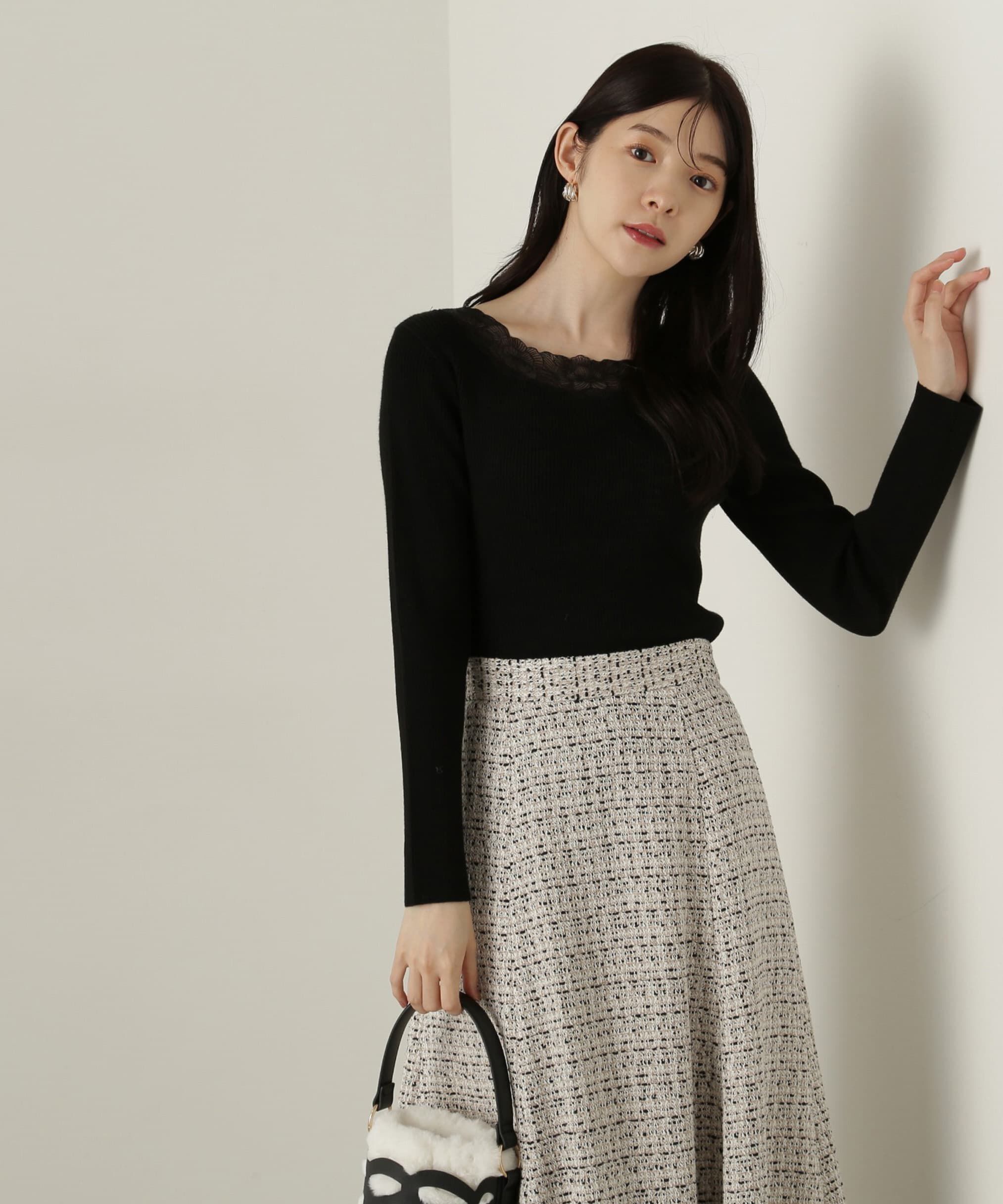 PROPORTION BODY DRESSING「エンブロイダリーリブニット WEB限定」|ニット・セーター|