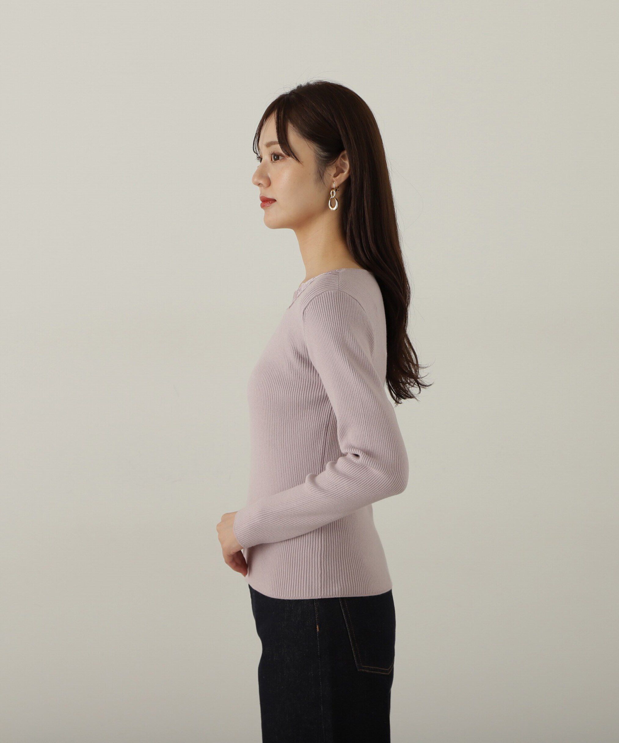 PROPORTION BODY DRESSING「エンブロイダリーリブニット WEB限定」|ニット・セーター|