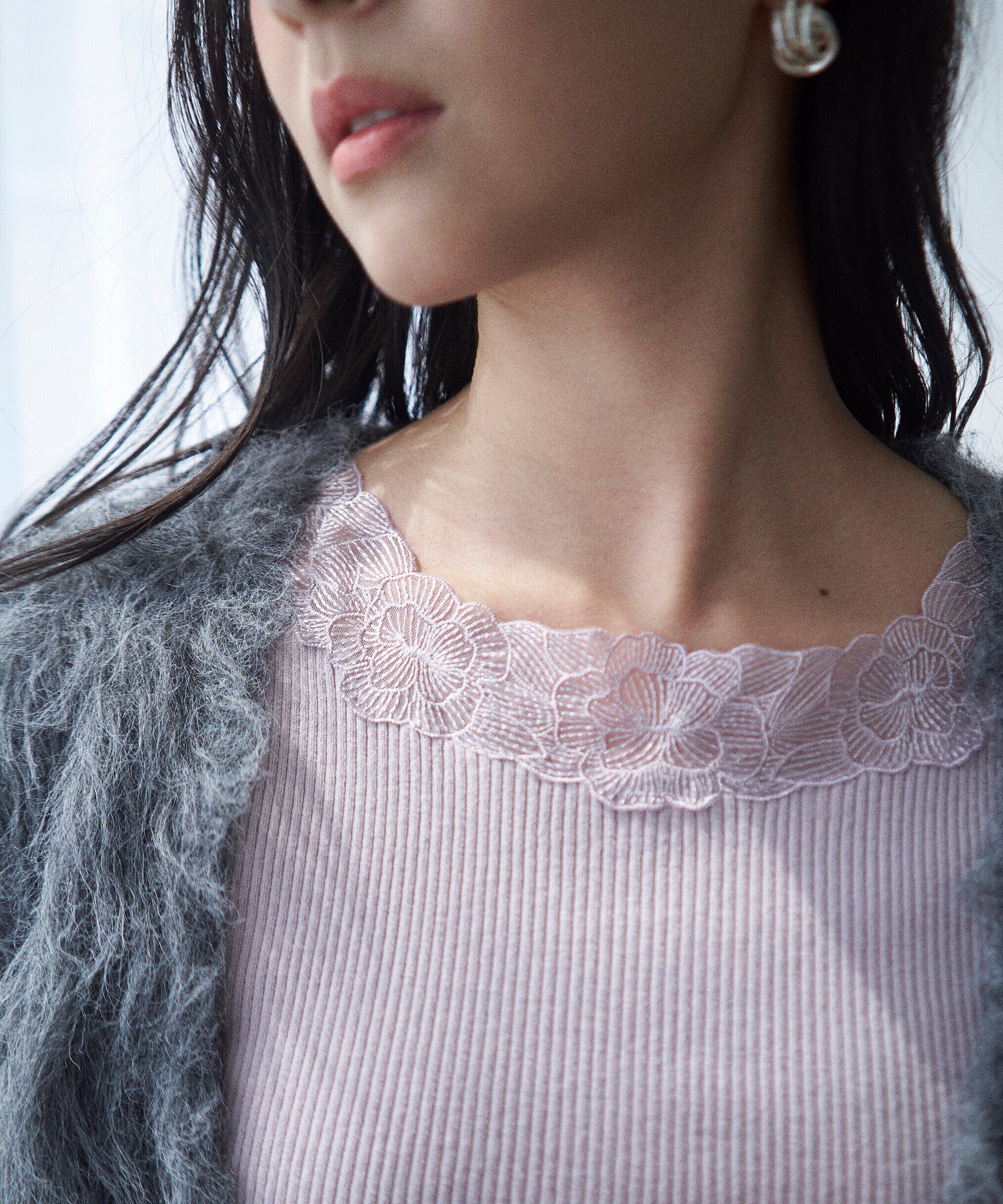 PROPORTION BODY DRESSING「エンブロイダリーリブニット WEB限定」|ニット・セーター|