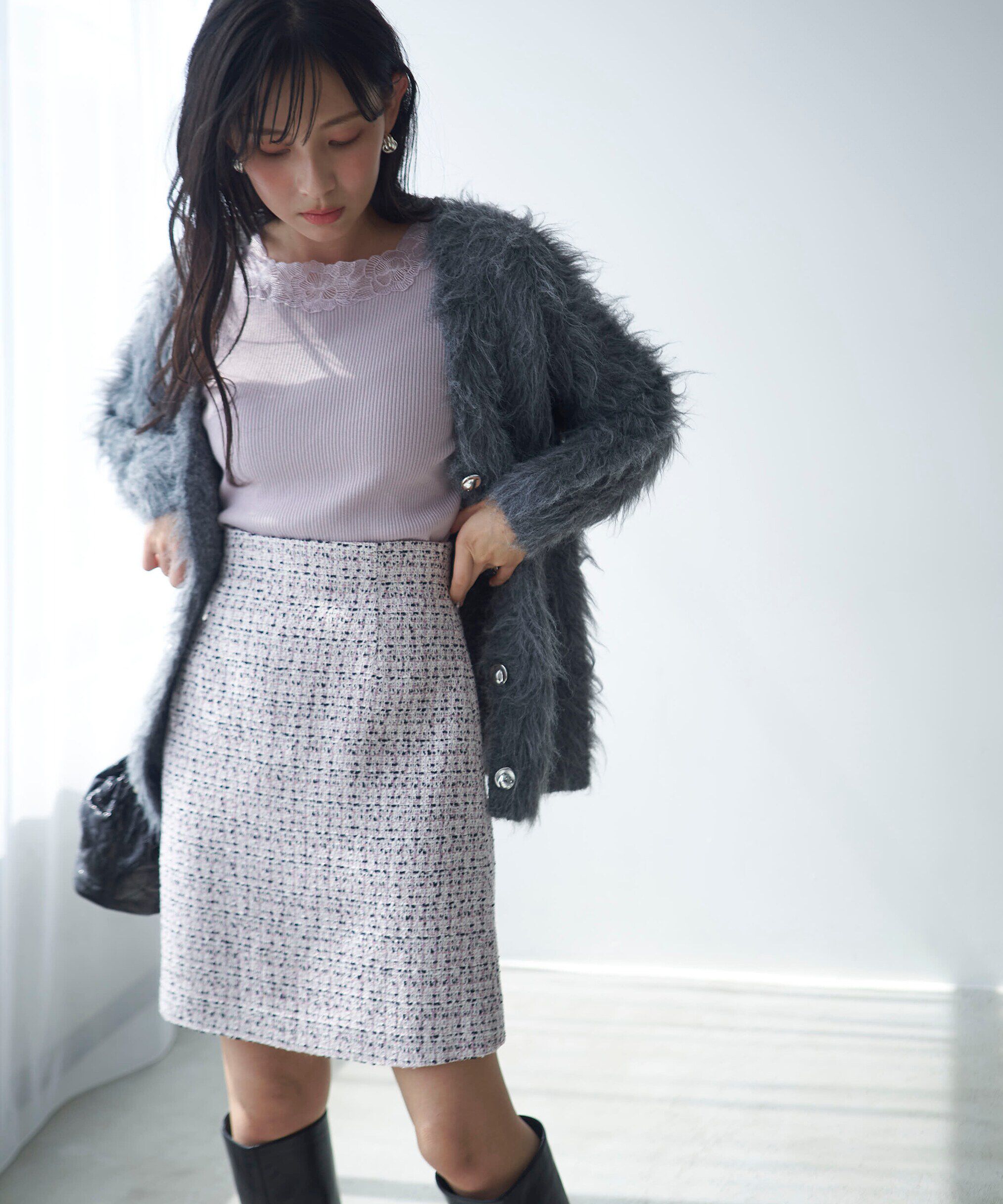 PROPORTION BODY DRESSING「エンブロイダリーリブニット WEB限定」|ニット・セーター|