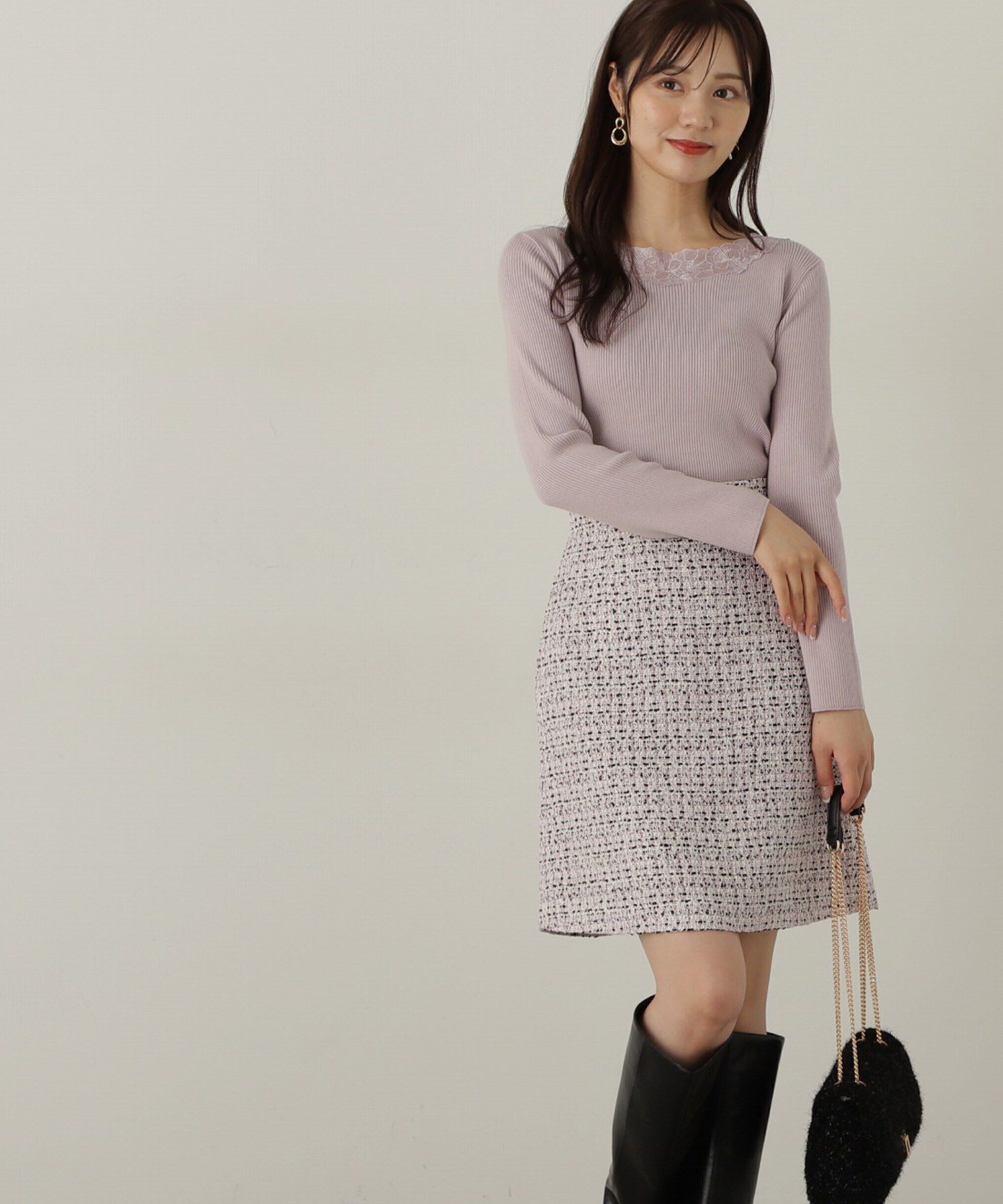 PROPORTION BODY DRESSING「エンブロイダリーリブニット WEB限定」|ニット・セーター|