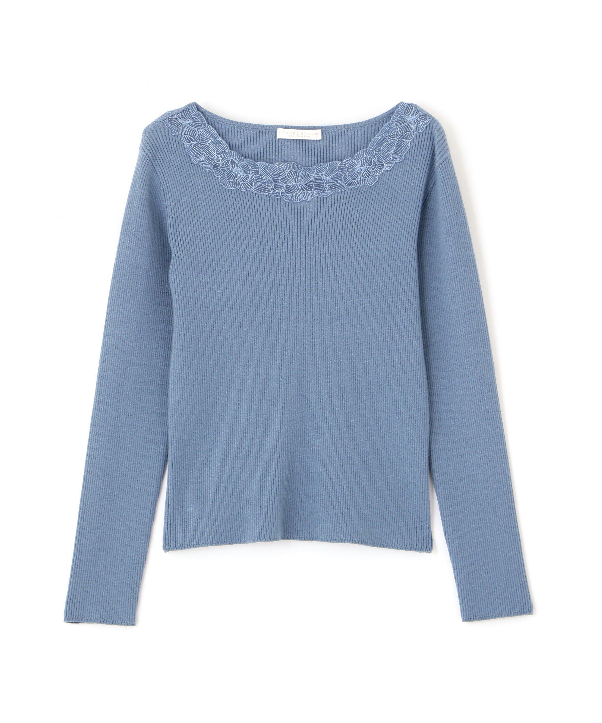 PROPORTION BODY DRESSING「エンブロイダリーリブニット WEB限定」|ニット・セーター|