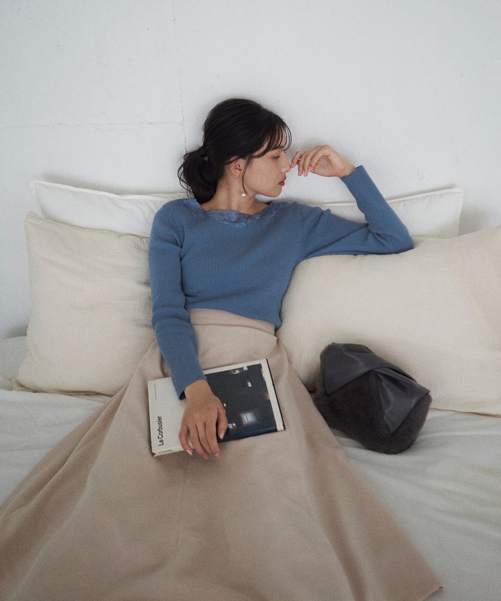 PROPORTION BODY DRESSING「エンブロイダリーリブニット WEB限定」|ニット・セーター|