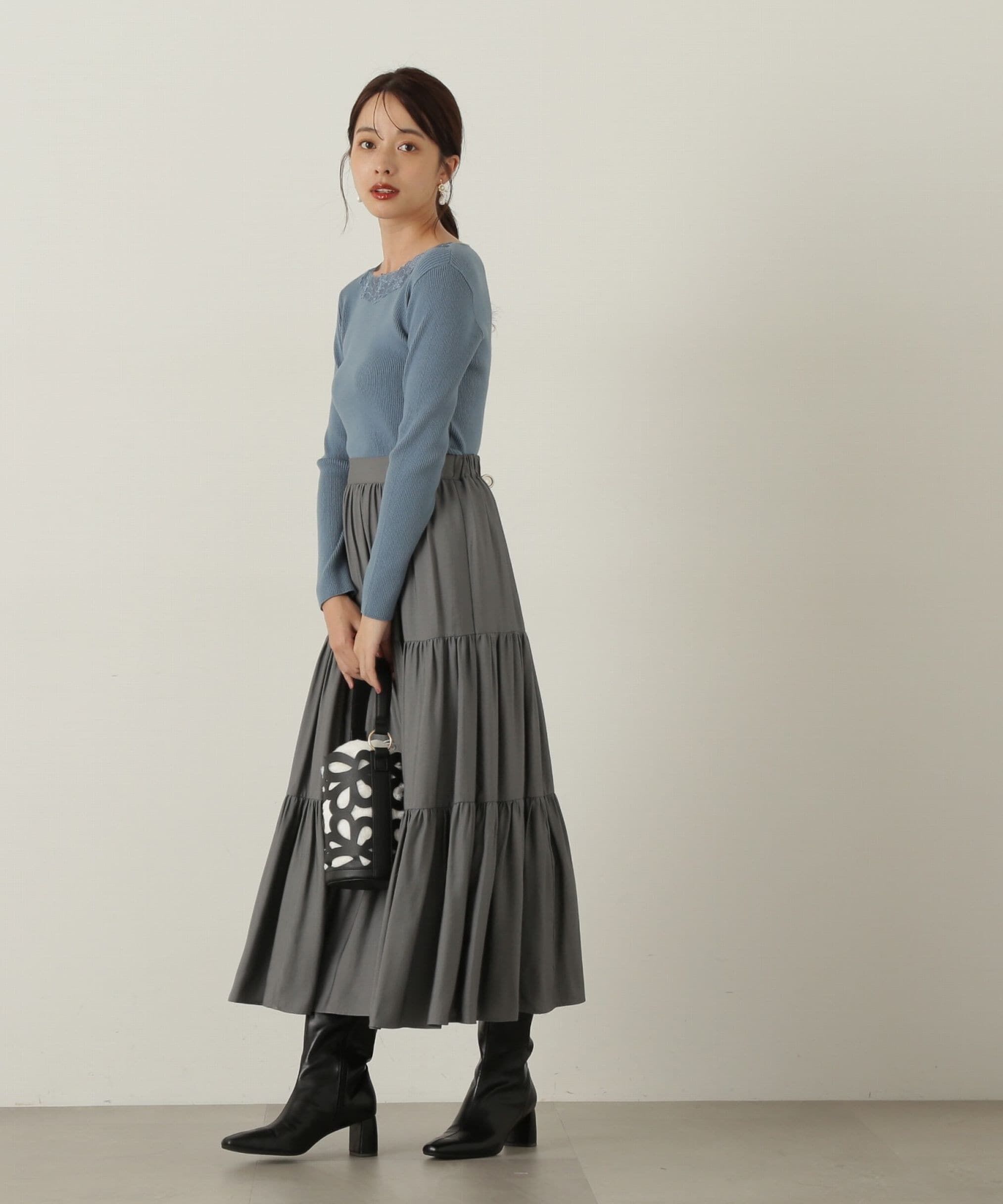 PROPORTION BODY DRESSING「エンブロイダリーリブニット WEB限定」|ニット・セーター|