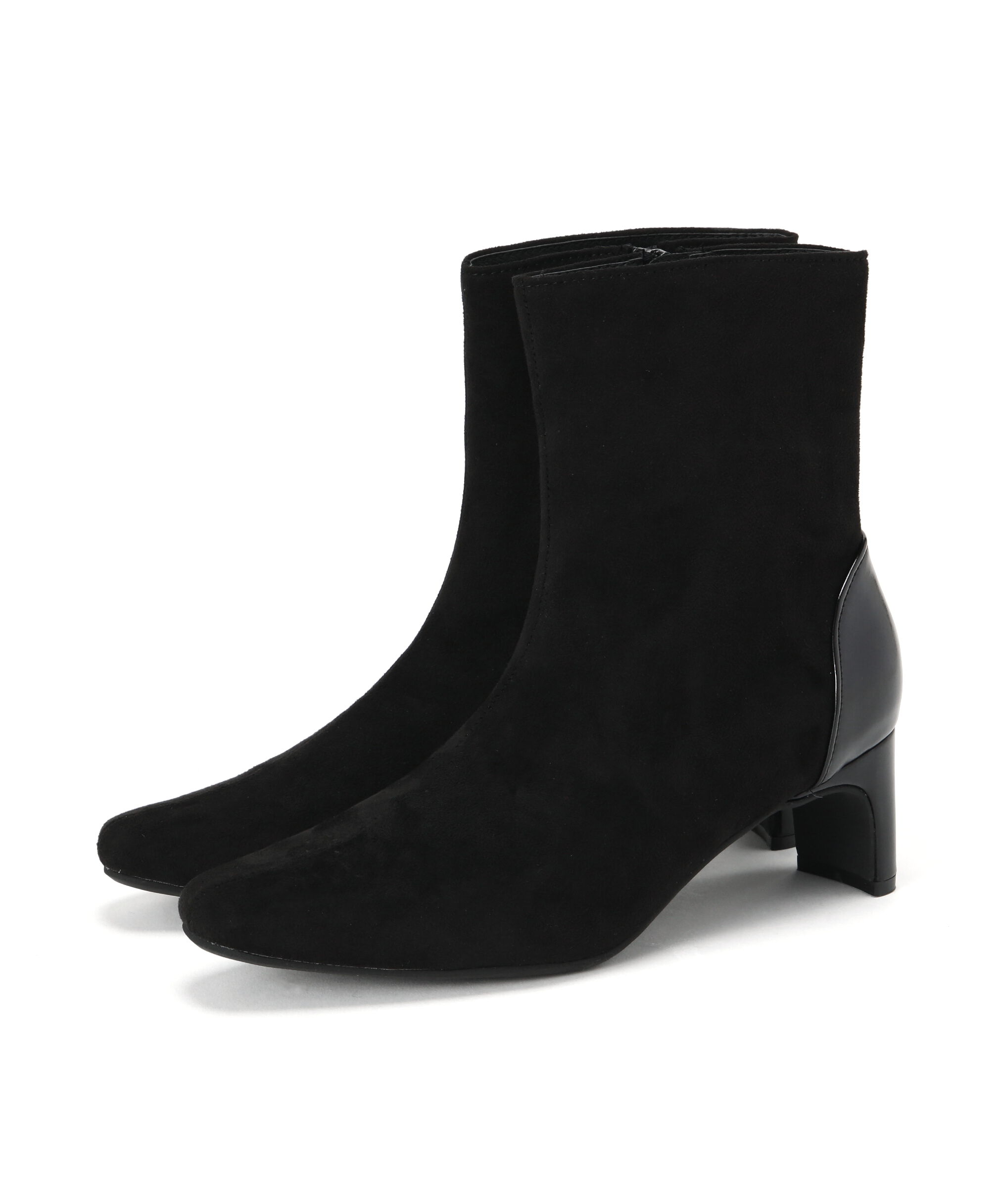 PROPORTION BODY DRESSING「セットバックコンビショートブーツ」|その他|ブラック