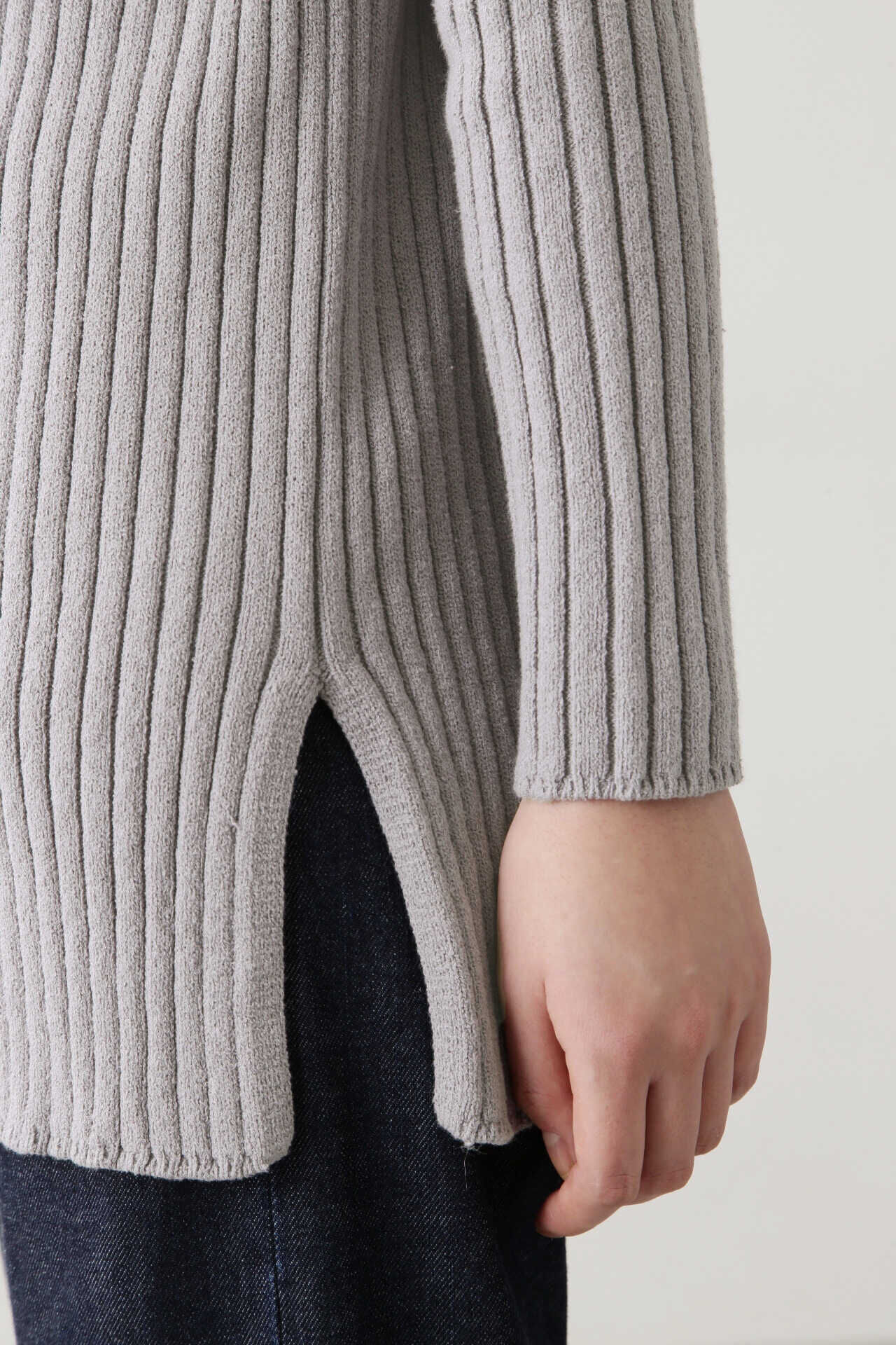  「コットンナイロンリブニット」|ニット・セーター|