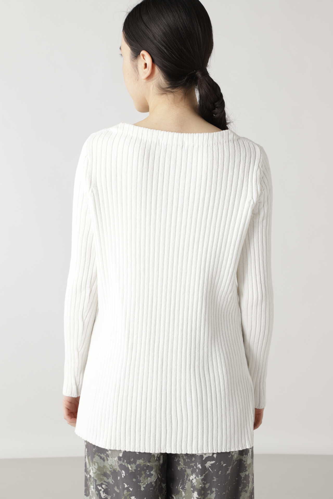  「コットンナイロンリブニット」|ニット・セーター|