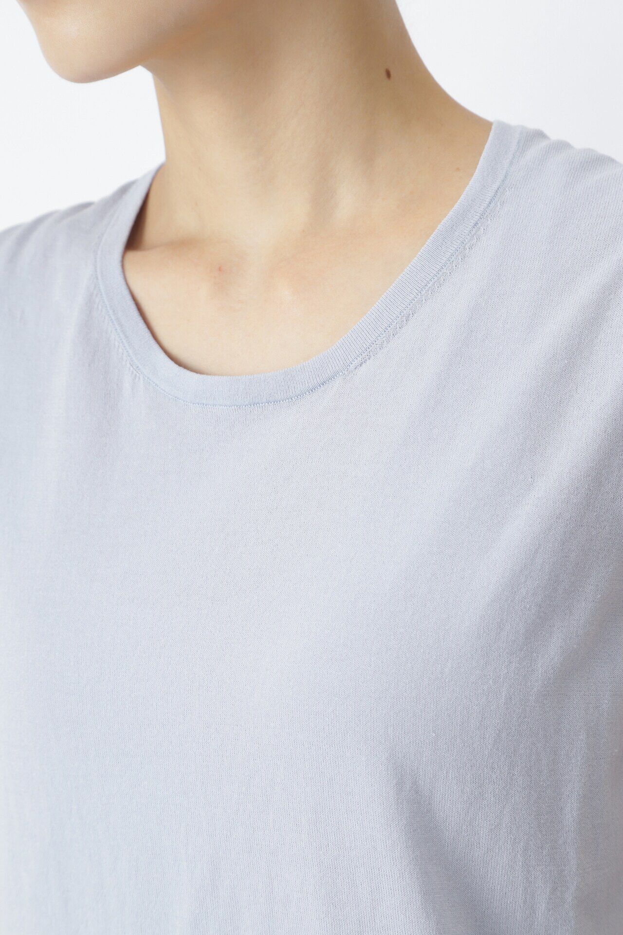  「コットンナイロンハイゲージ　ノースリーブニット」|ニット・セーター|