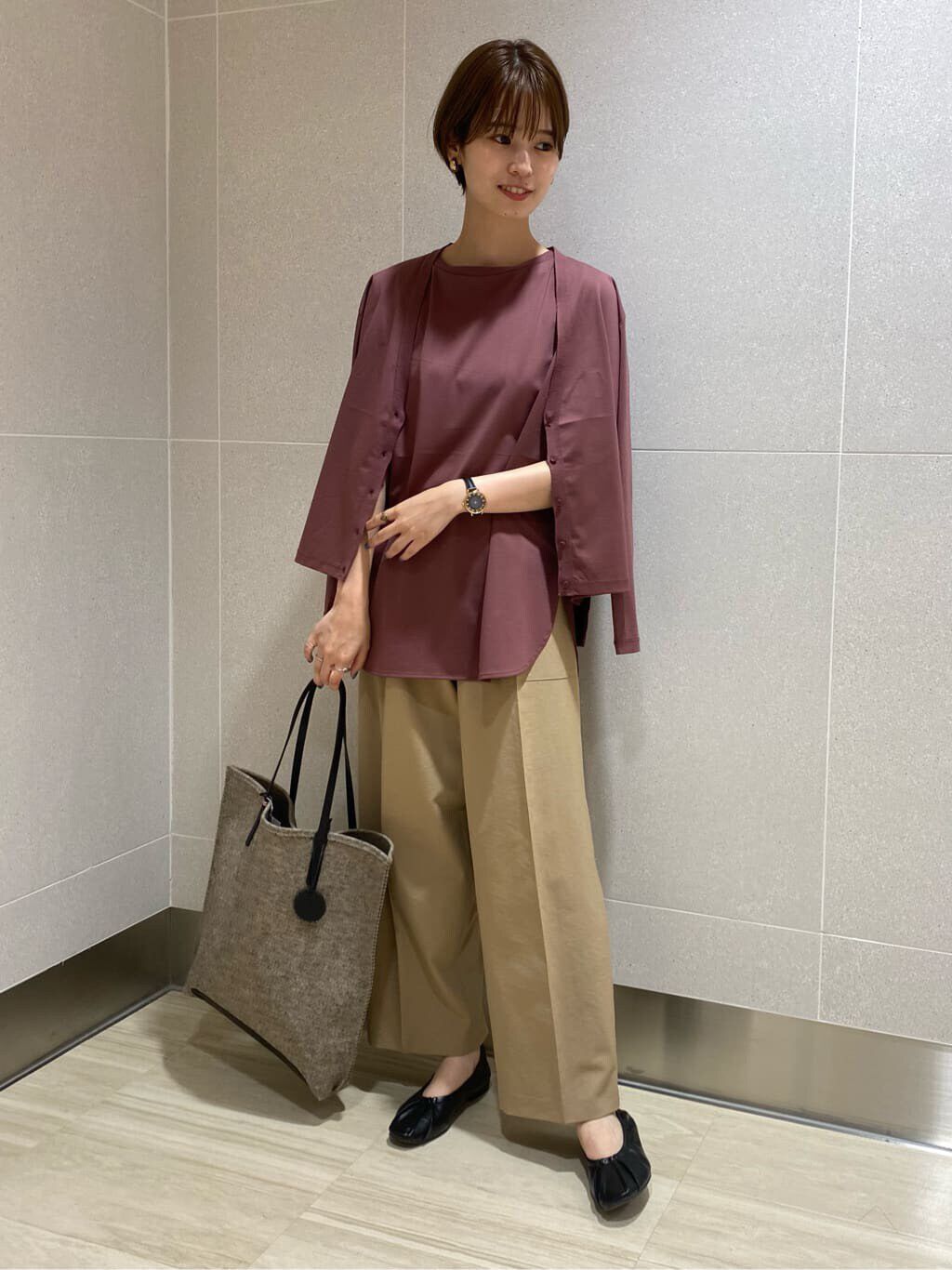  「プレーティング天竺ノースリーブプルオーバー」|Tシャツ・カットソー|