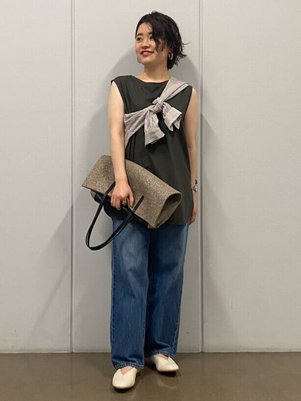  「プレーティング天竺ノースリーブプルオーバー」|Tシャツ・カットソー|