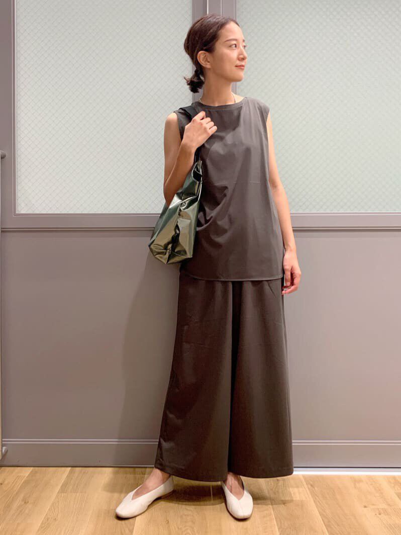  「プレーティング天竺ノースリーブプルオーバー」|Tシャツ・カットソー|