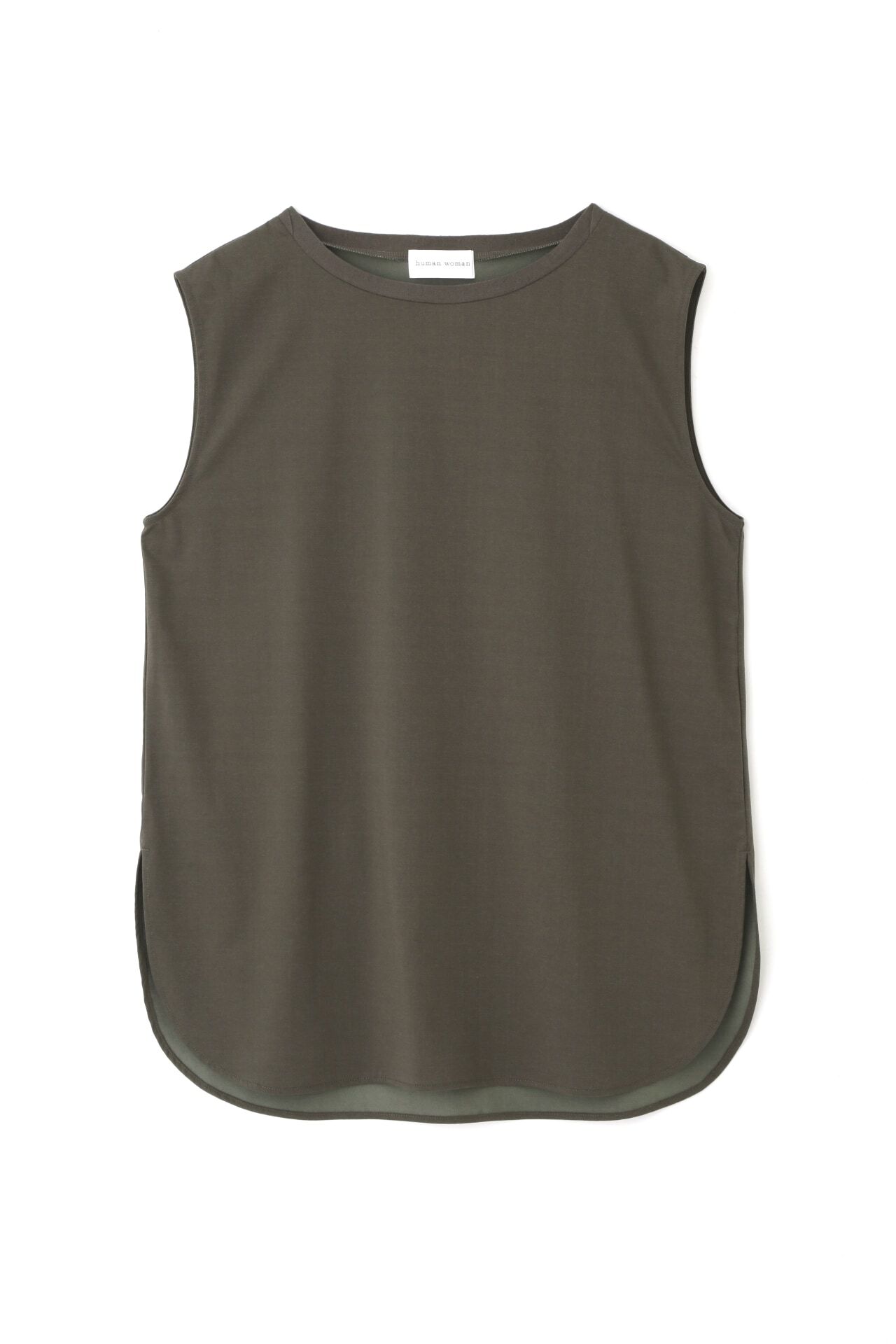  「プレーティング天竺ノースリーブプルオーバー」|Tシャツ・カットソー|