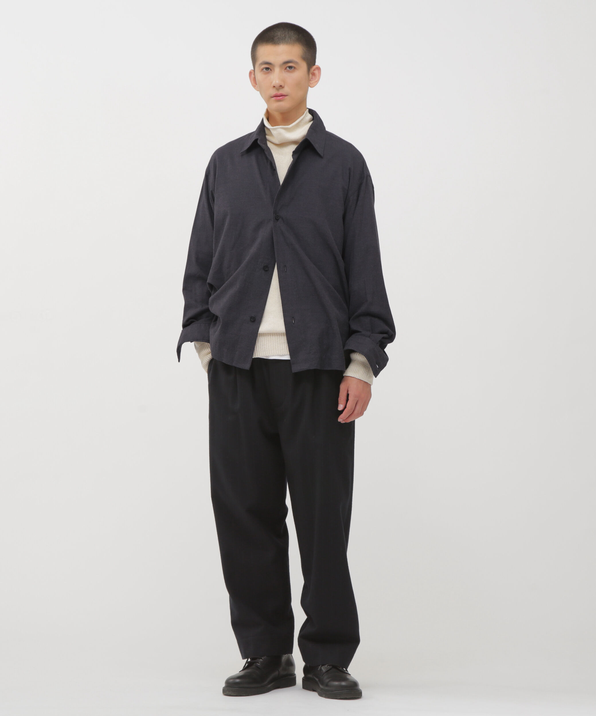 MARGARET HOWELL「BRUSHED COTTON TWILL SHIRT」|シャツ・ブラウス|