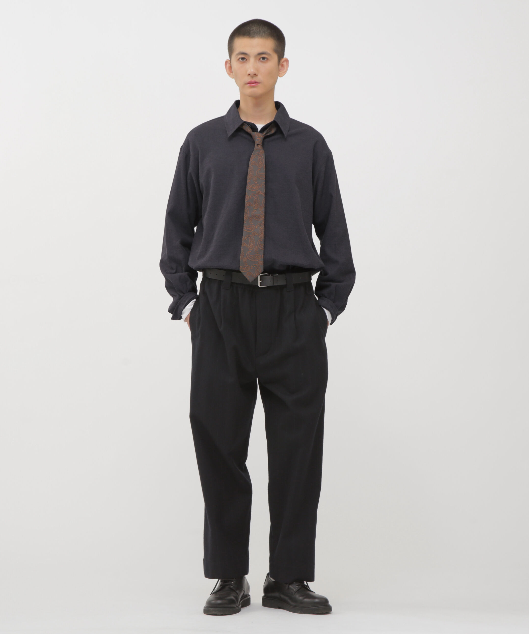 MARGARET HOWELL「BRUSHED COTTON TWILL SHIRT」|シャツ・ブラウス|