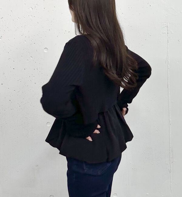 archives「バルーンペプラムニットアンサンブル」|カーディガン|