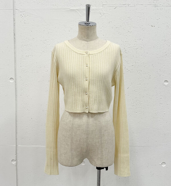 archives「バルーンペプラムニットアンサンブル」|カーディガン|