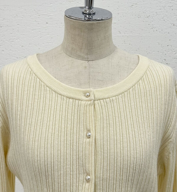 archives「バルーンペプラムニットアンサンブル」|カーディガン|