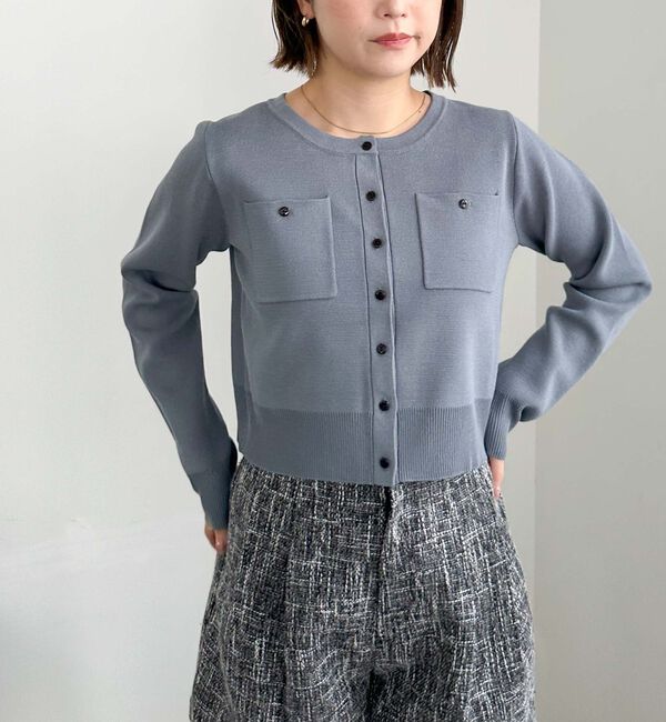 archives「ミラノリブニットカーディガン」|カーディガン|BLUE