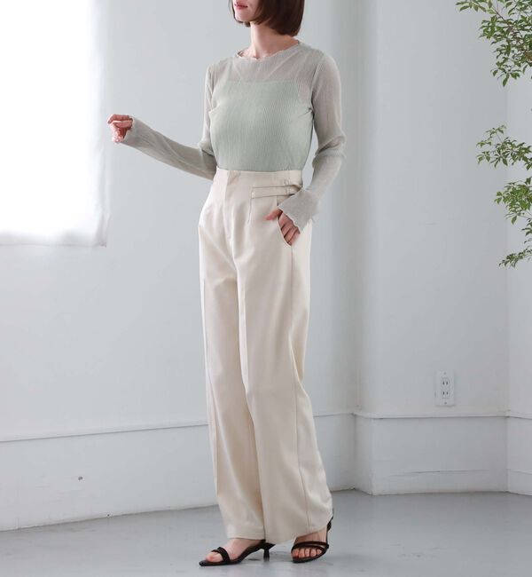 archives「プリーツラメシアーＴＯＰＳ／」|カーディガン|