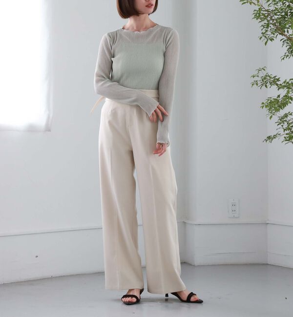 archives「プリーツラメシアーＴＯＰＳ／」|カーディガン|