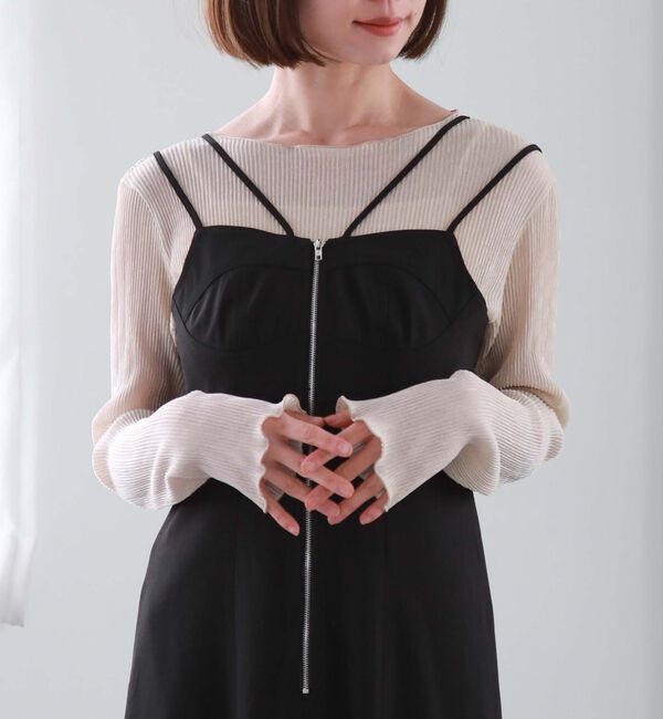 archives「プリーツラメシアーＴＯＰＳ／」|カーディガン|