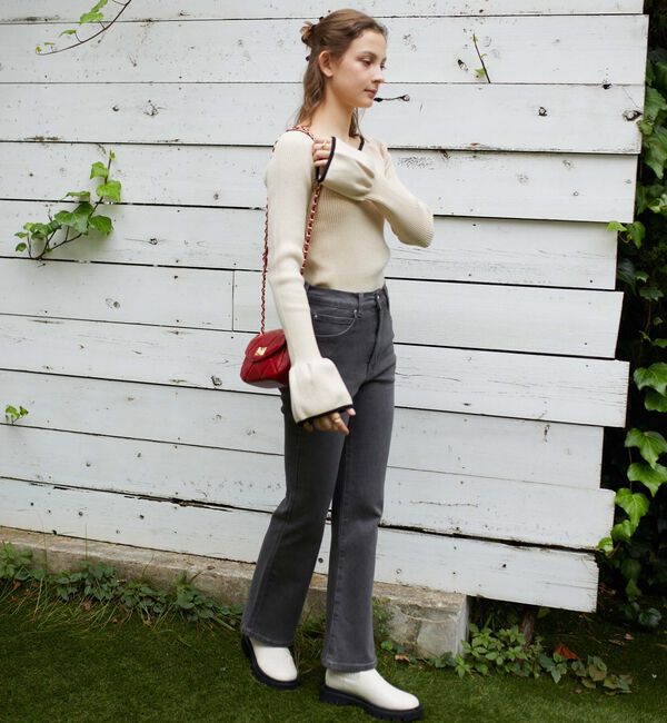 archives「配色ハートネックリブニット」|ニット・セーター|