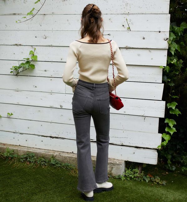 archives「配色ハートネックリブニット」|ニット・セーター|