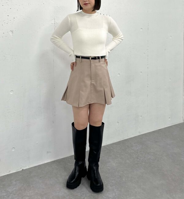 archives「肩ボタンモールリブニット」|ニット・セーター|