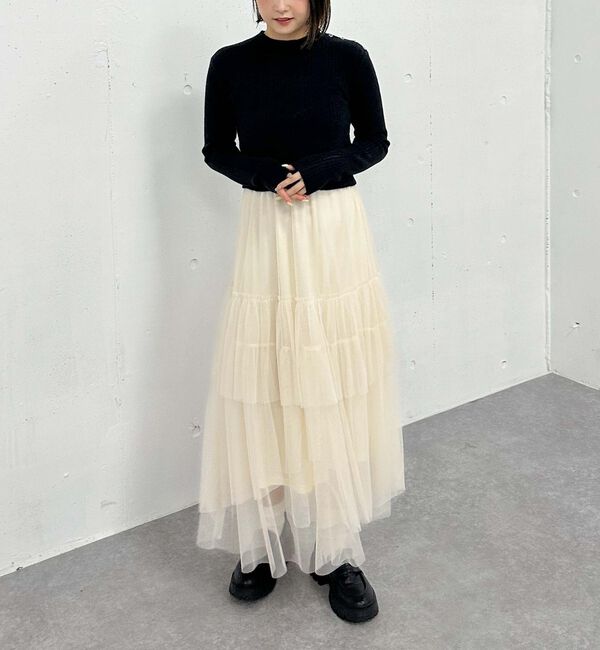 archives「肩ボタンモールリブニット」|ニット・セーター|