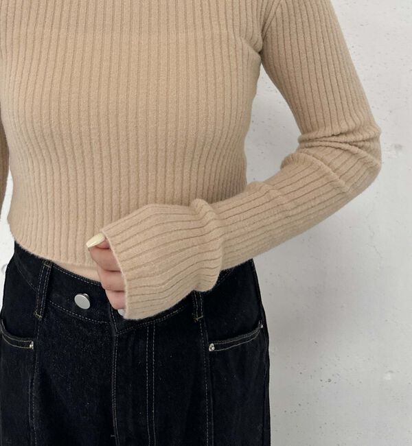 archives「肩ボタンモールリブニット」|ニット・セーター|