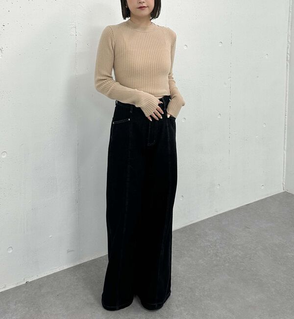 archives「肩ボタンモールリブニット」|ニット・セーター|