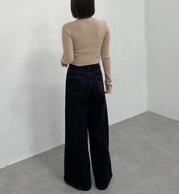 archives「肩ボタンモールリブニット」|ニット・セーター|