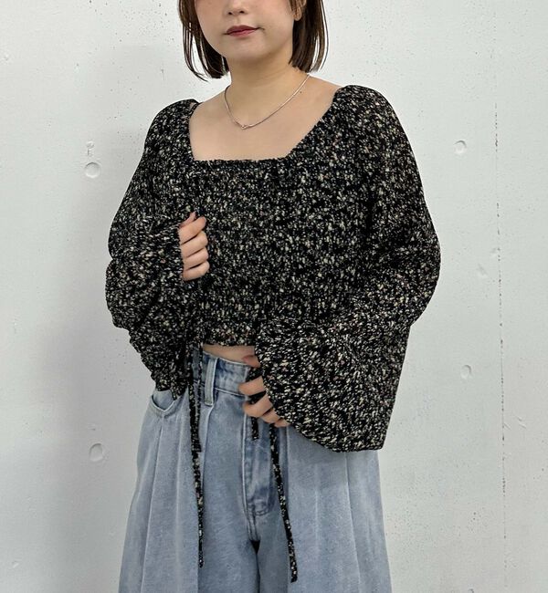 archives「花柄アソート楊柳ブラウスアンサンブル」|カーディガン|