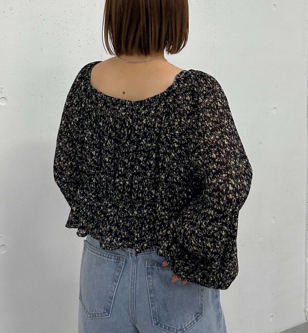 archives「花柄アソート楊柳ブラウスアンサンブル」|カーディガン|