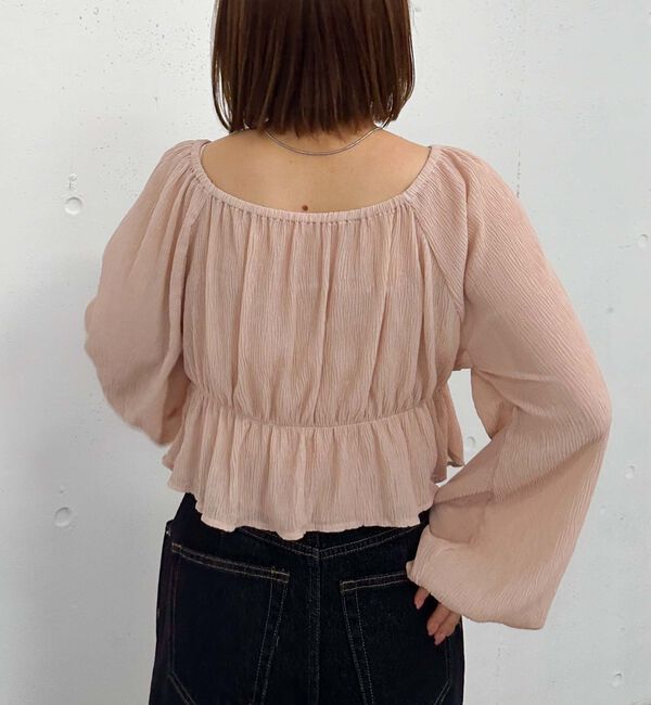 archives「花柄アソート楊柳ブラウスアンサンブル」|カーディガン|