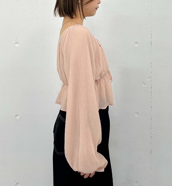 archives「花柄アソート楊柳ブラウスアンサンブル」|カーディガン|