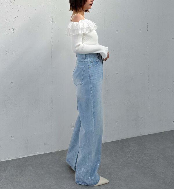 archives「ドッキングフリルオフショルリブニット」|ニット・セーター|