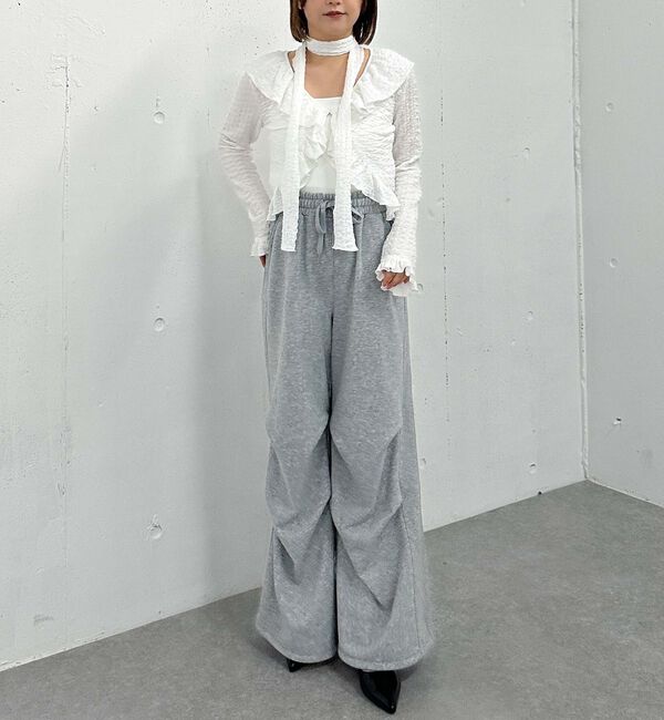 archives「カットＪＱラッフルＴＯＰＳキャミＳＥＴ」|カーディガン|