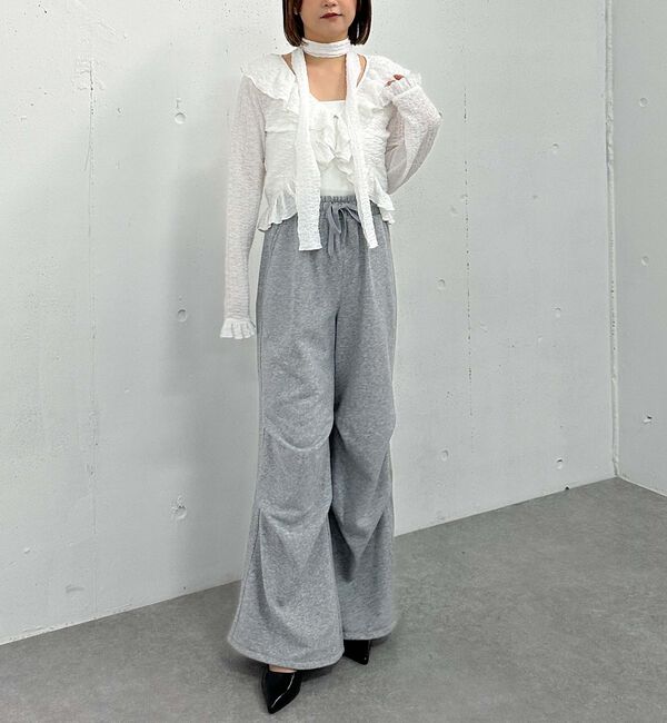 archives「カットＪＱラッフルＴＯＰＳキャミＳＥＴ」|カーディガン|