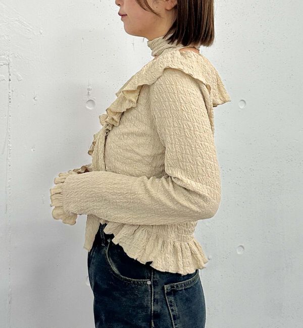 archives「カットＪＱラッフルＴＯＰＳキャミＳＥＴ」|カーディガン|