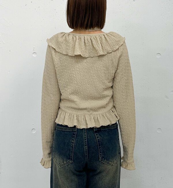 archives「カットＪＱラッフルＴＯＰＳキャミＳＥＴ」|カーディガン|