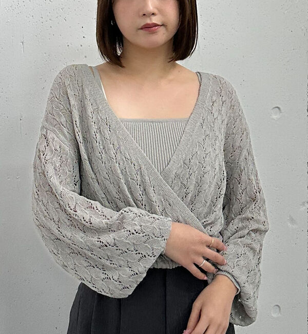 archives「マルチＷＡＹ透かしカシュクールニットアンサンブル」|カーディガン|