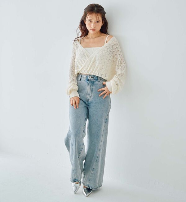 archives「マルチＷＡＹ透かしカシュクールニットアンサンブル」|カーディガン|