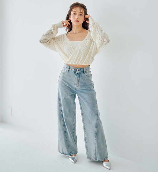 archives「マルチＷＡＹ透かしカシュクールニットアンサンブル」|カーディガン|