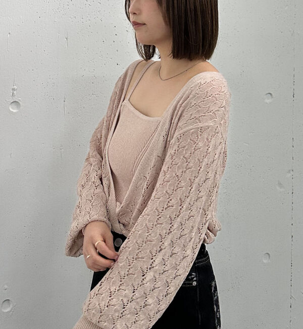 archives「マルチＷＡＹ透かしカシュクールニットアンサンブル」|カーディガン|