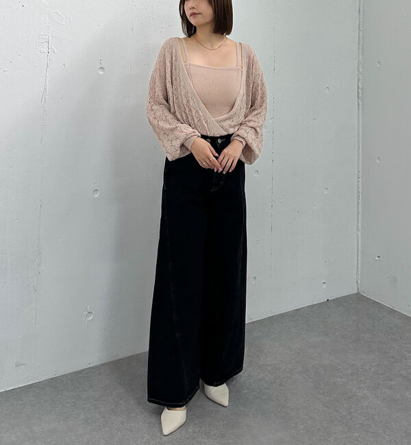 archives「マルチＷＡＹ透かしカシュクールニットアンサンブル」|カーディガン|