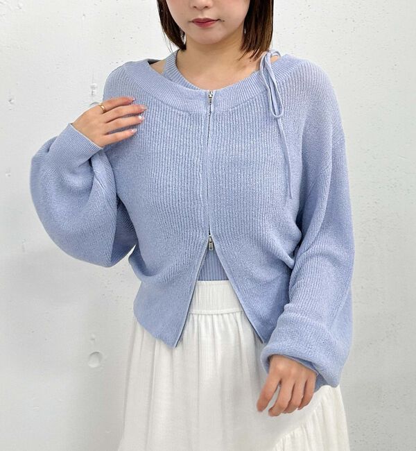 archives「オフショルアメスリニットアンサンブル」|カーディガン|